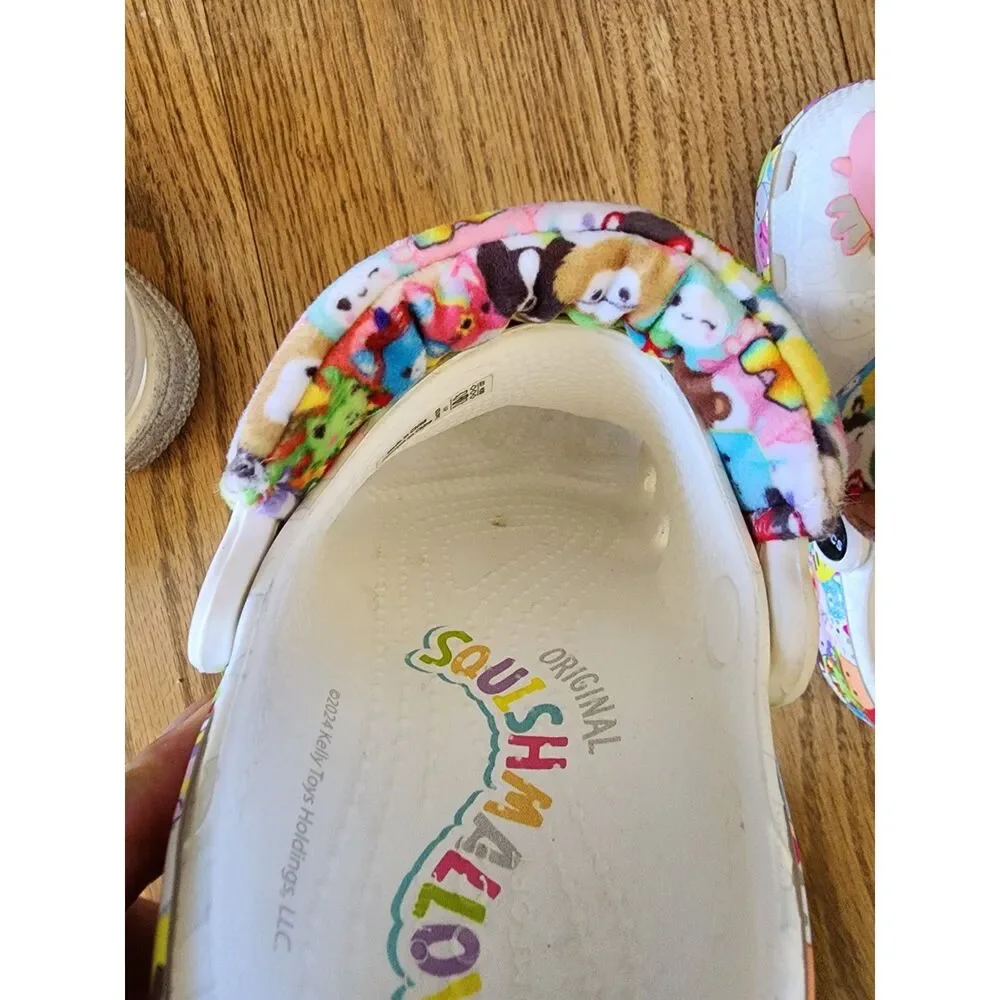 Crocs Kids 11 Squishmallows Classic Clog PS Girls Shoes VGUC